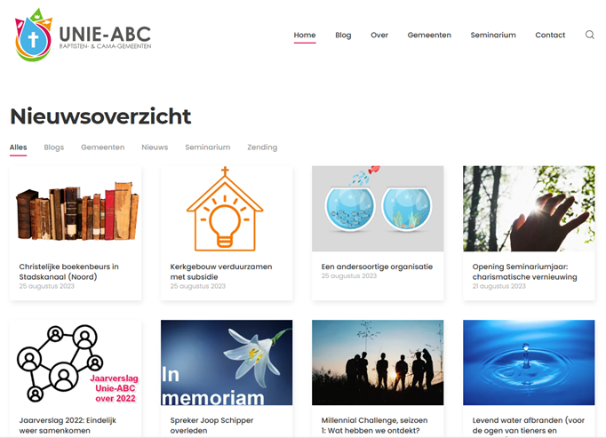 Unie Abc Heeft Een Nieuwe Website Baptistengemeente Het Lichtpunt