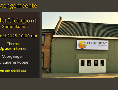 Dienst 18 mei 2025 br. Eugene Poppe
