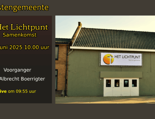 Dienst 15 juni 2025 ds. Albrecht Boerrigter